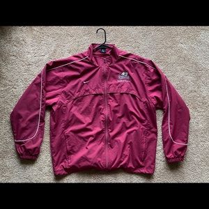 Burgundy Beavers Basketball Zip Up